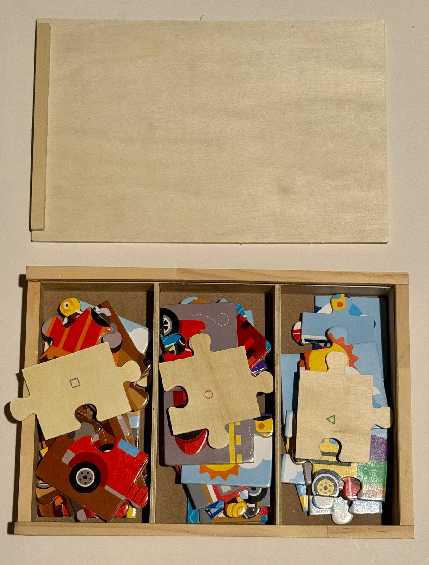 #187 Melissa and Doug Classic Vehicles Wooden Jigsaw Puzzles