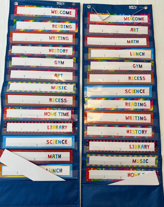 Seller #90_Set of 2 pocket chart in GUC