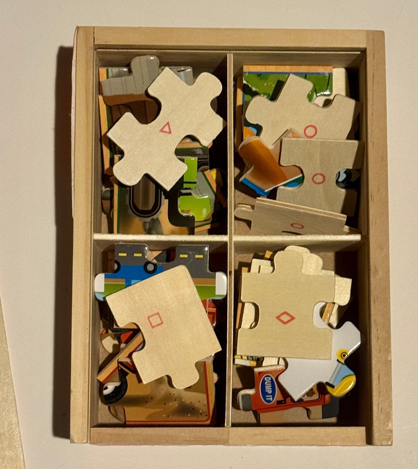 #187 Melissa and Doug Construction Wooden Jigsaw Puzzles