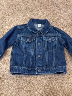 #47 girls 12-18mo gap jean jacket