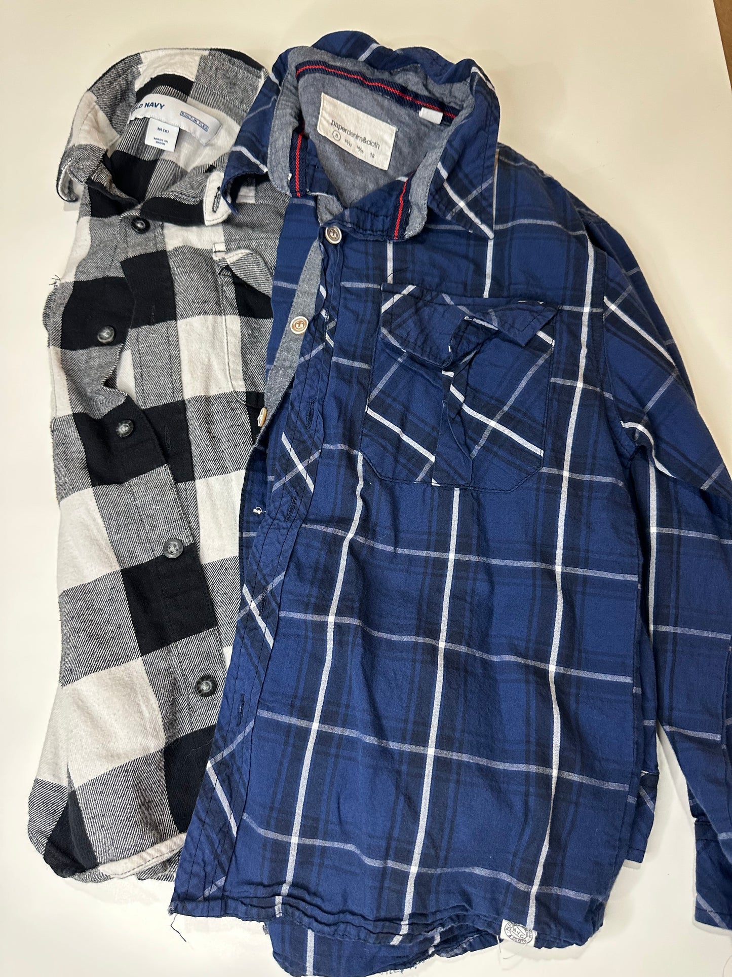 #23 Boys size 8 long sleeve dress shirts