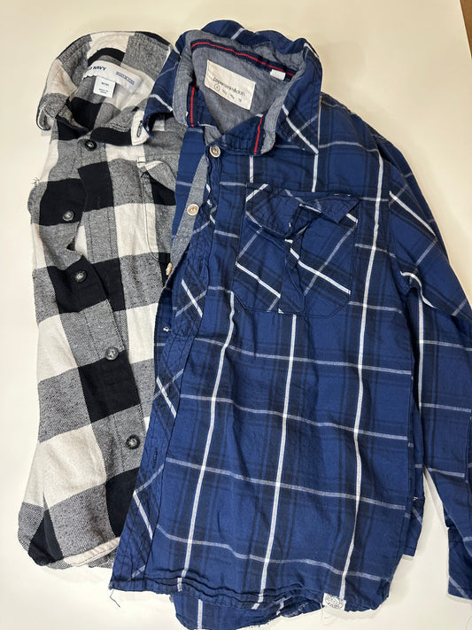 #23 Boys size 8 long sleeve dress shirts