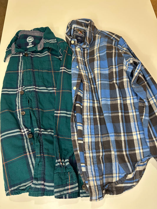 #23 boys long sleeve dress shirts size 7