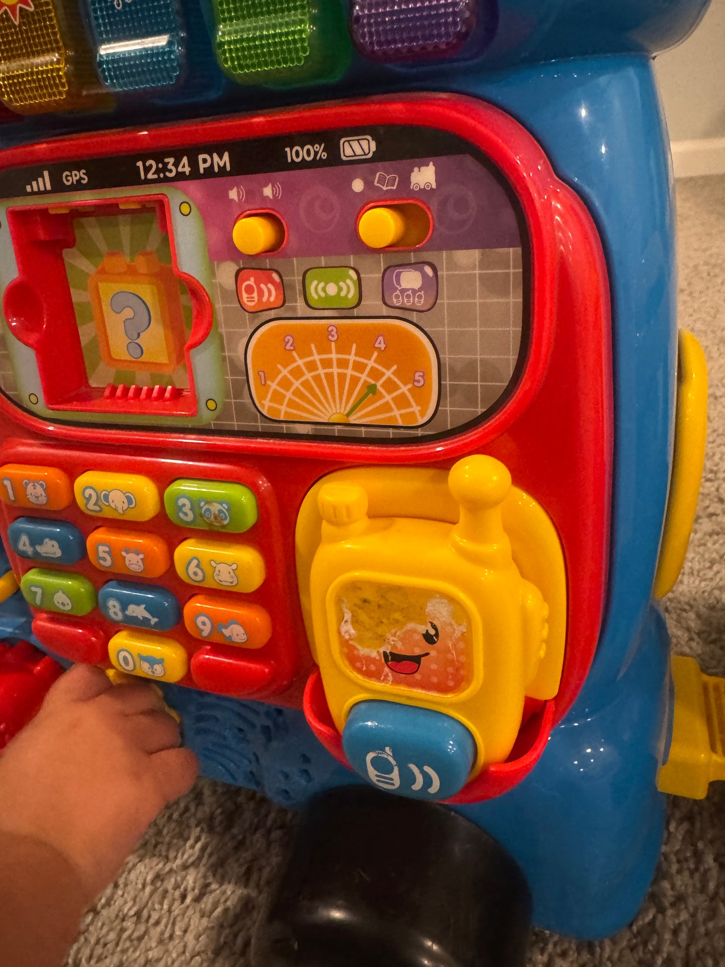 #187 VTech Sit to Stand Alphabet Riding Train