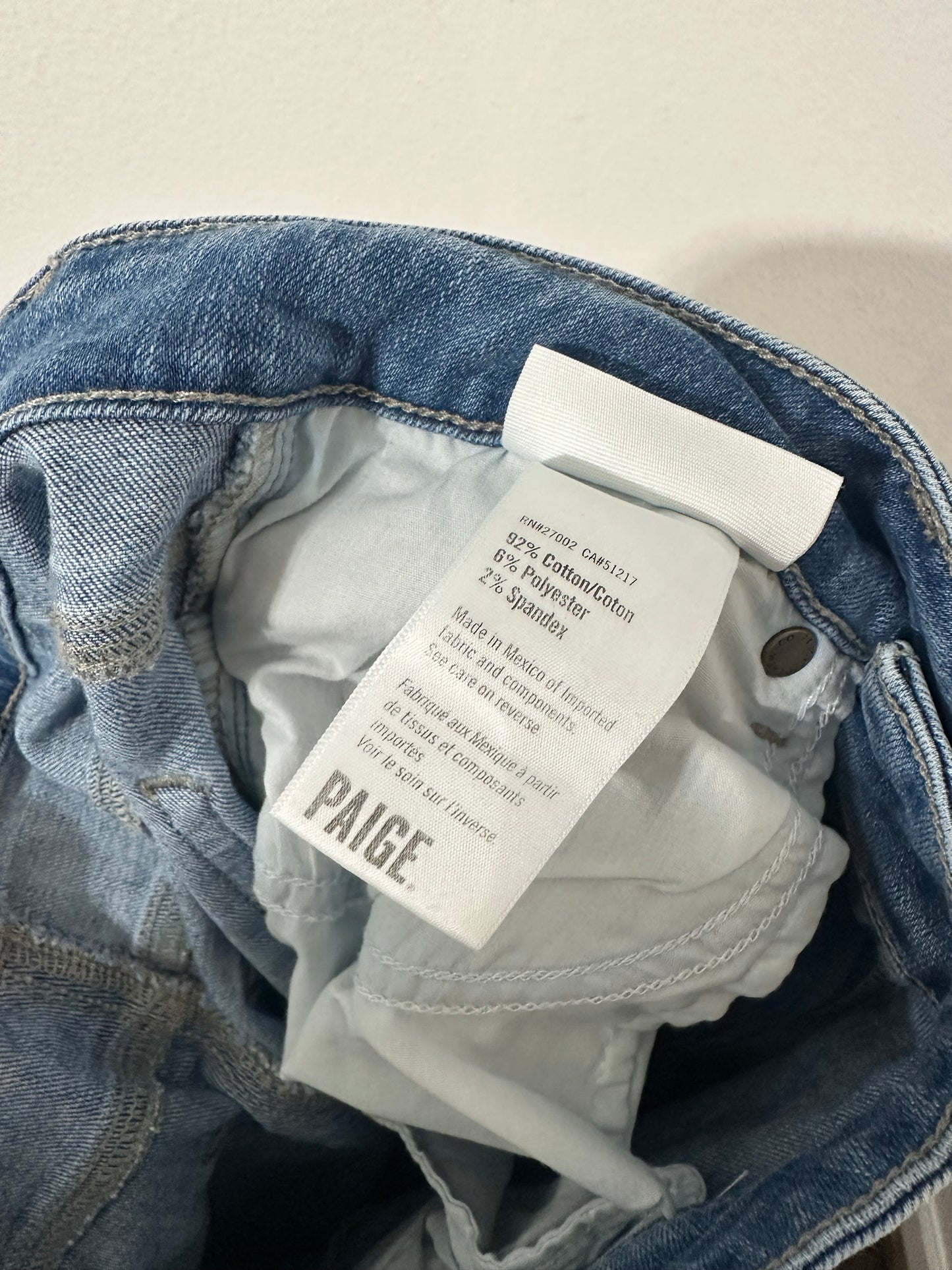 #111 Paige Denim Straight Leg Jeans Women’s Sz 30