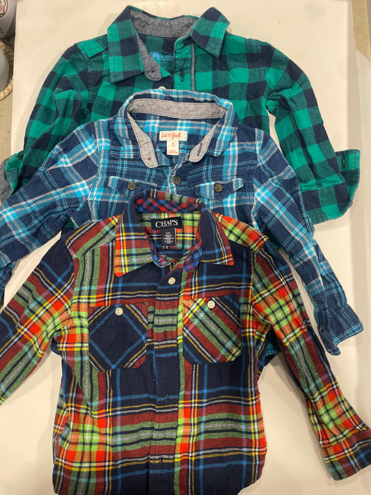 #83 2t Boys Plaid lot