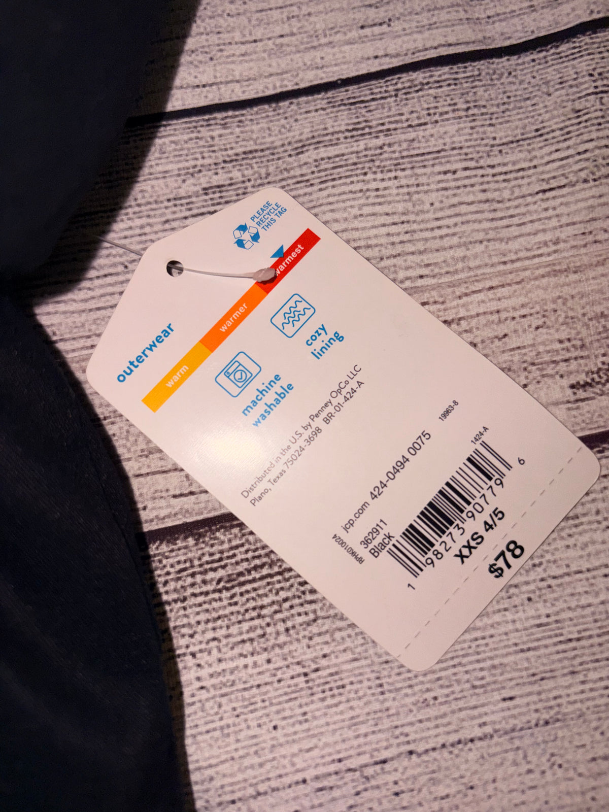 Seller 124 NEW Thereabouts 4/5 youth Boy’s Coat