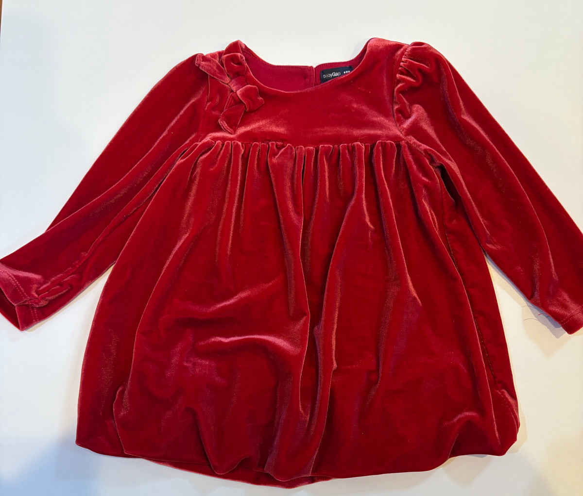 Seller 186 - Baby Gap Girls Red Dress - 18-24 Months