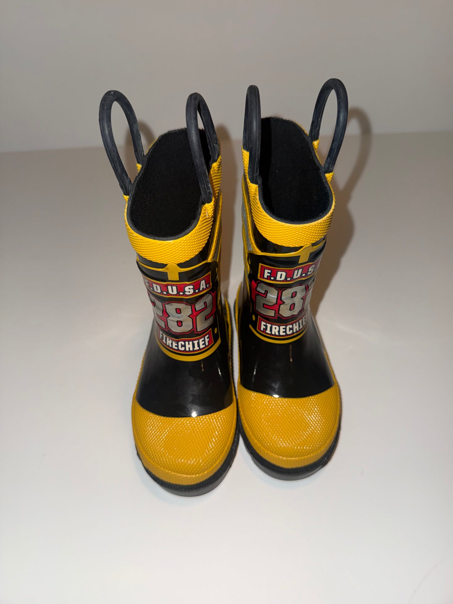 #106: Todder 5 Fire Rain Boots NWOT