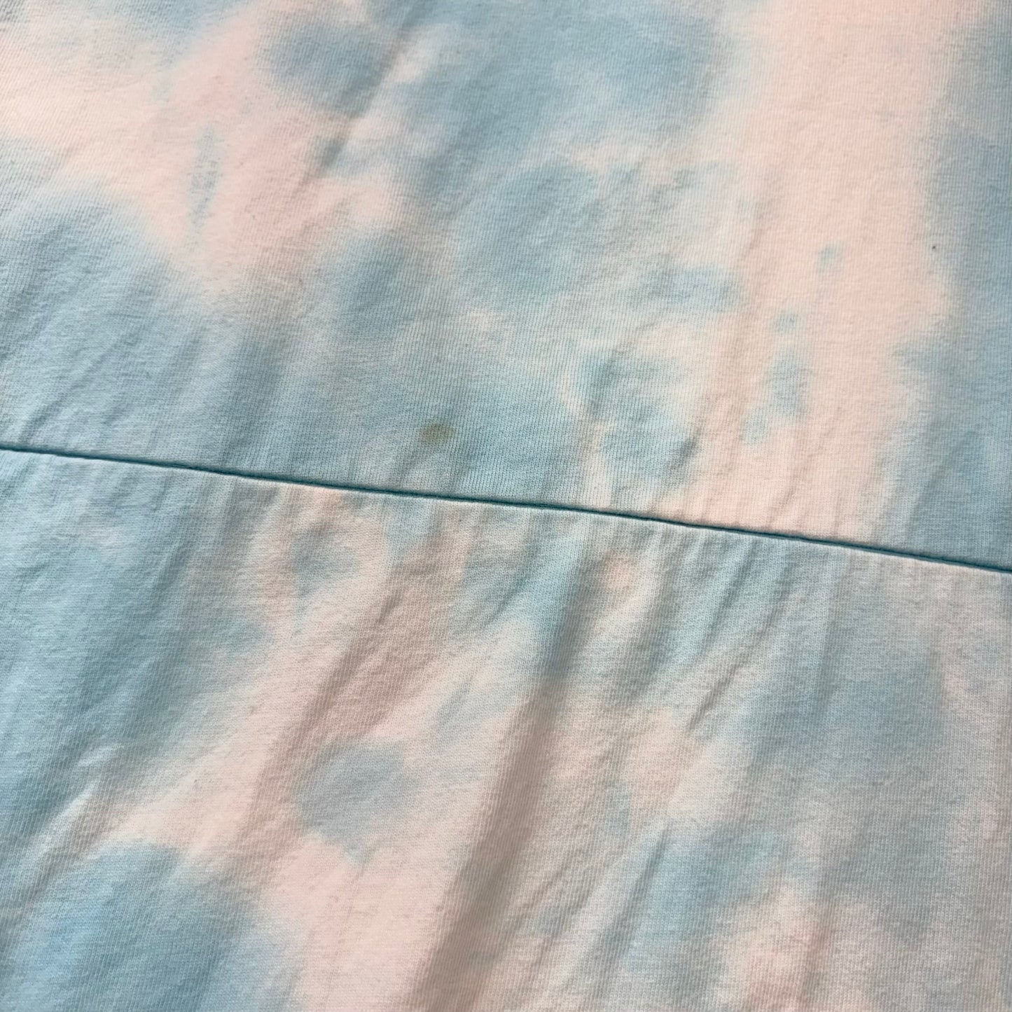 Seller 189 Women’s XL Nursing Queen Blue Tie Dye Long-Sleeve Nursing Tee and Ruffle Shorts Lounge Set GUC