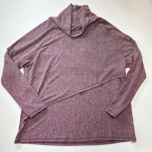 Seller 189 Women’s XL Nursing Queen Purple Asymmetrical Nursing Sweater EUC