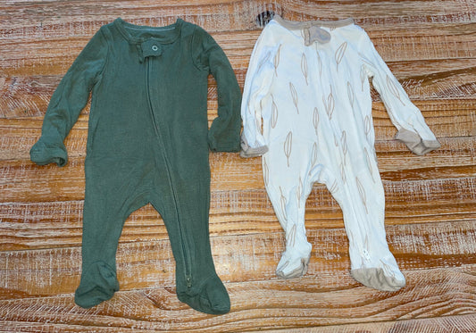 #4 Cloud Island Bamboo Zipper Bundle Newborn