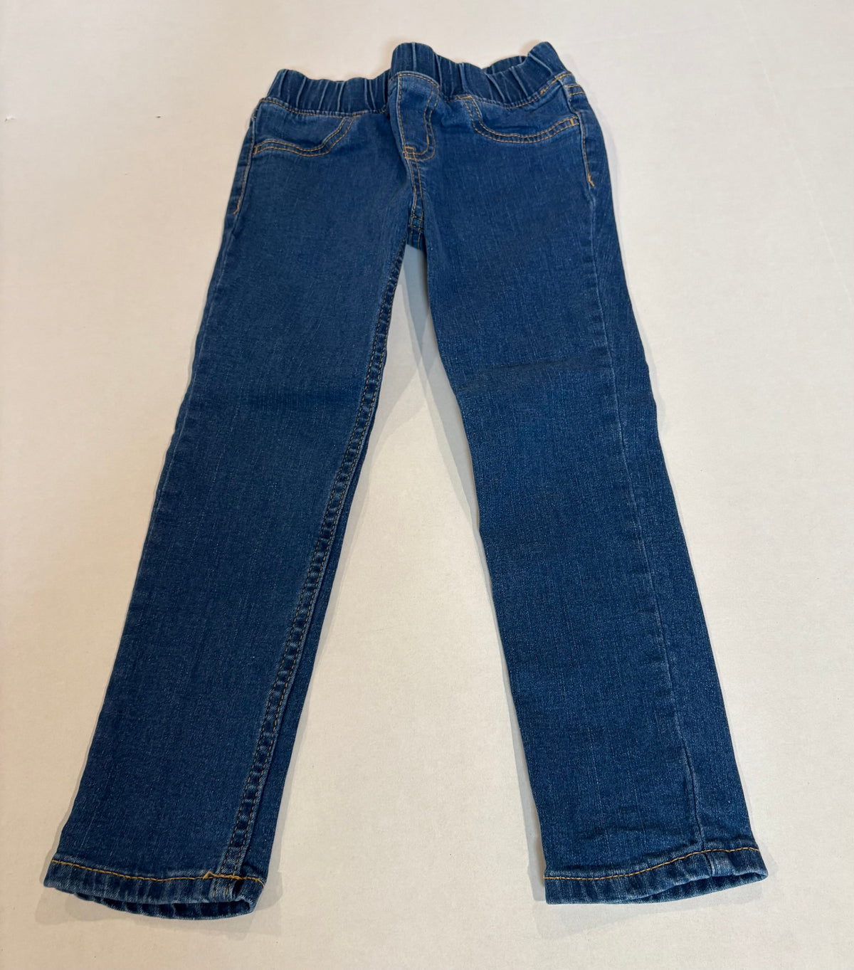 #25 Girls size 4 Cat and Jack denim leggings / jeggings with stretchy waistband