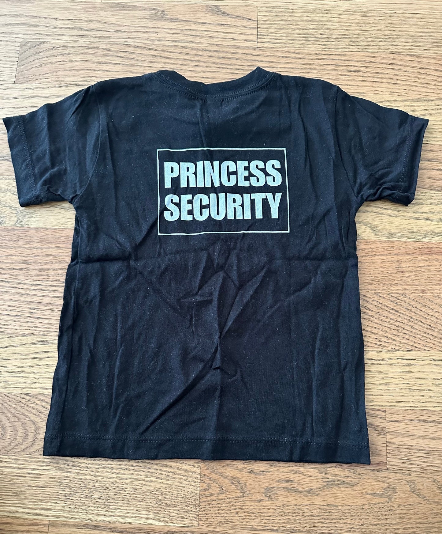 #198- Boys Boutique Disney “Princess Security” tshirt- Size 3T