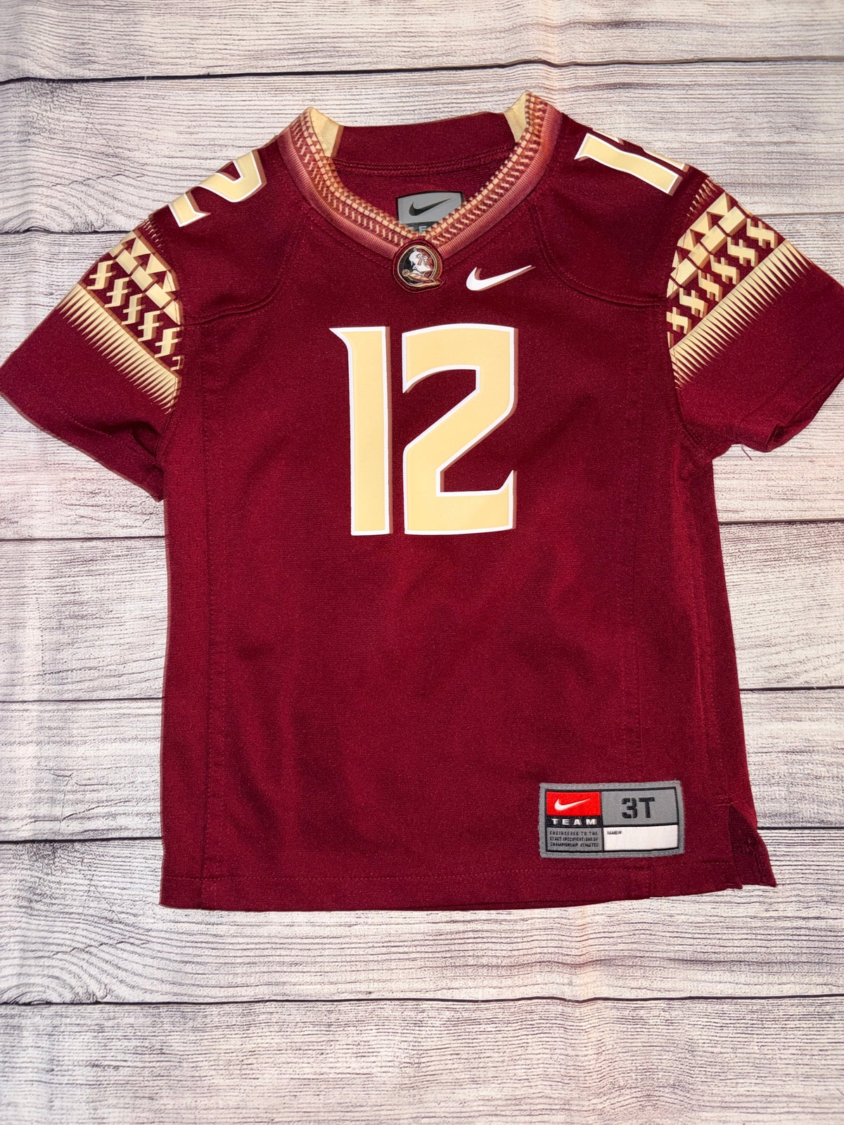 Seller 124 Nike Florida State 3T Boy’s Jersey
