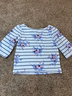 #47 girls 2T Janie and jack 3/4 length sleeve