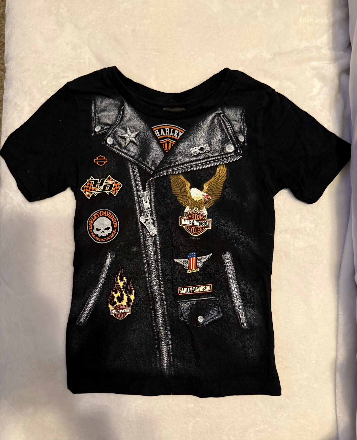 Seller #182 Boys 4T Harley Davidson Shirt