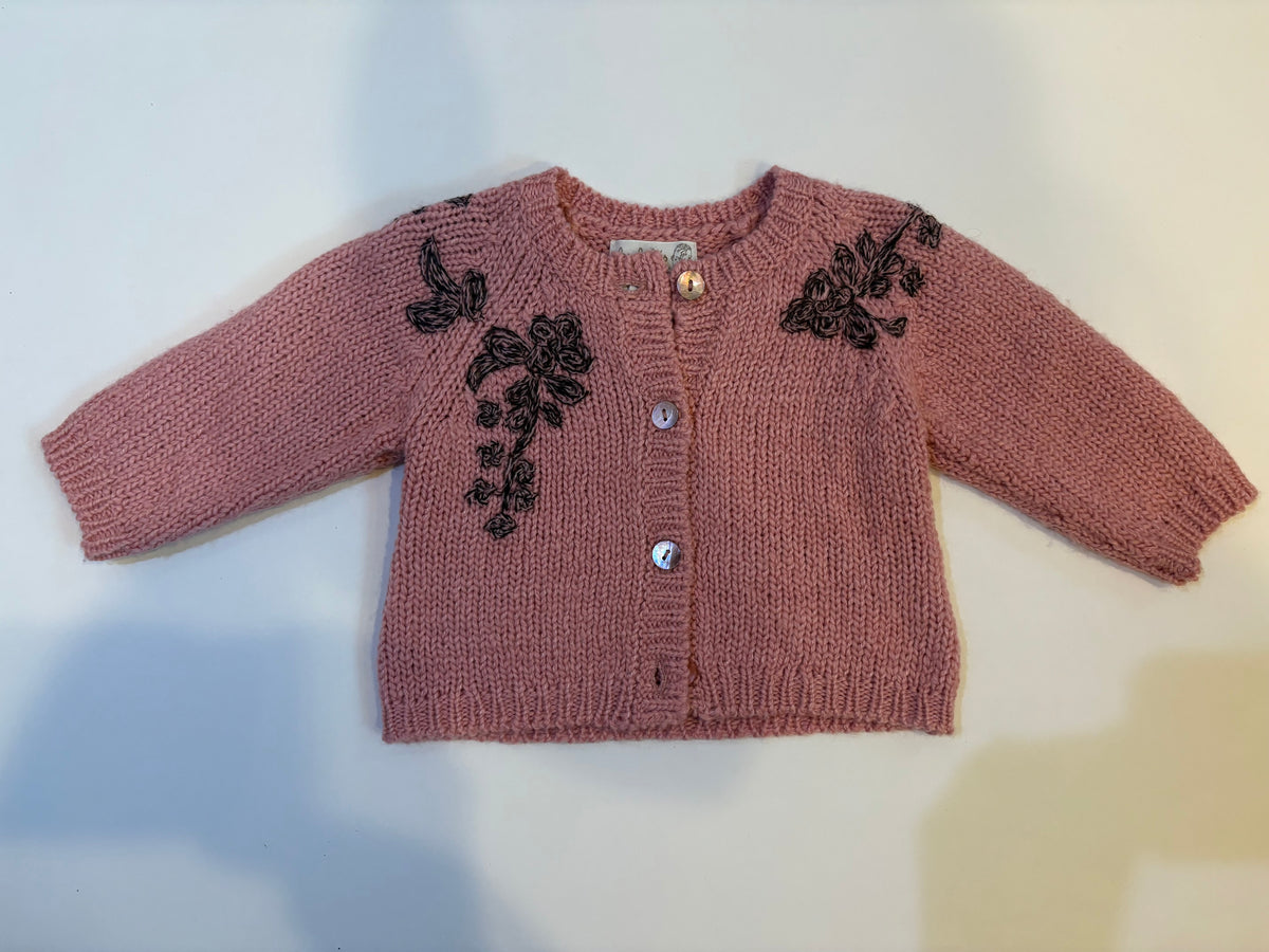Seller 186 - Les Bebes Girls Sweater - 6 Months - NWOTs