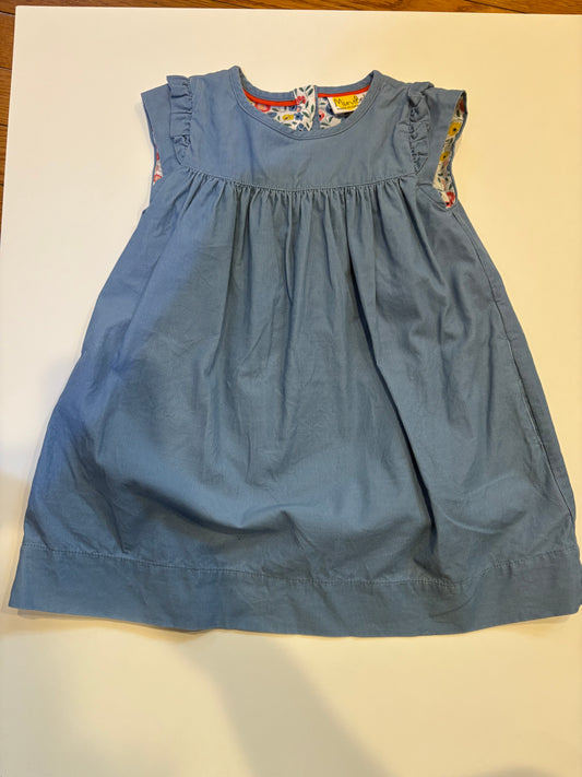 Seller 186 - Mini Boden Girls Blue Corduroy Jumper - 2-3 years - EUC