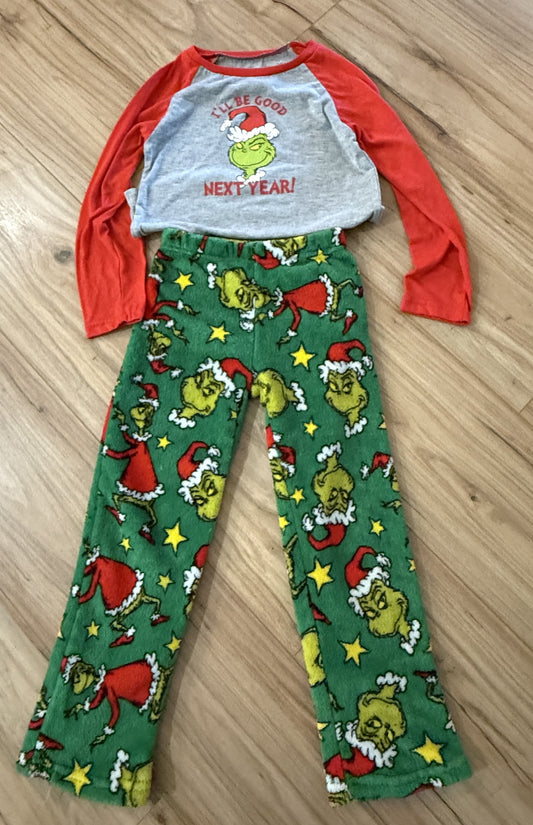 Seller #81 Girls Size 6/6X Grinch Fleece Pajamas