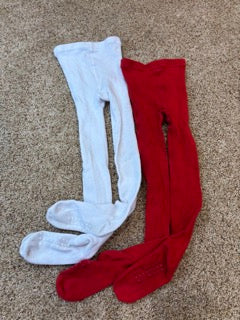 #47 girls size 2-4 primary tights, thicker, perfect for holiday