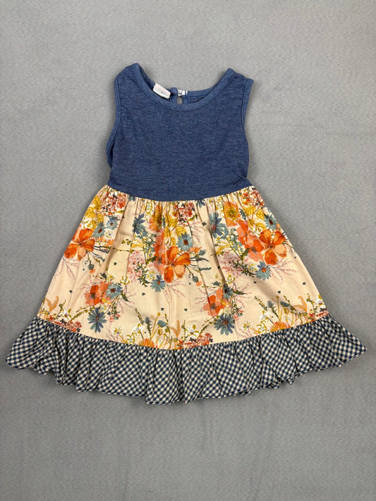 #39 2T, Girls, Ricrac & Ruffles Fall Dress *see note*