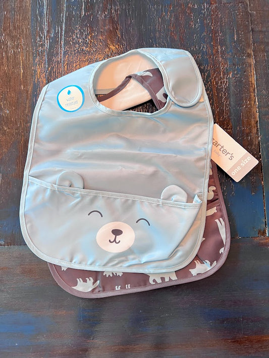 Seller # 94: NWT Carter's Bear and Animal Bibs_Qty 2