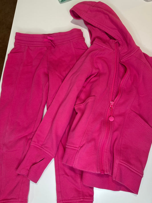 #23 (reduced) girls 4/5 pink set