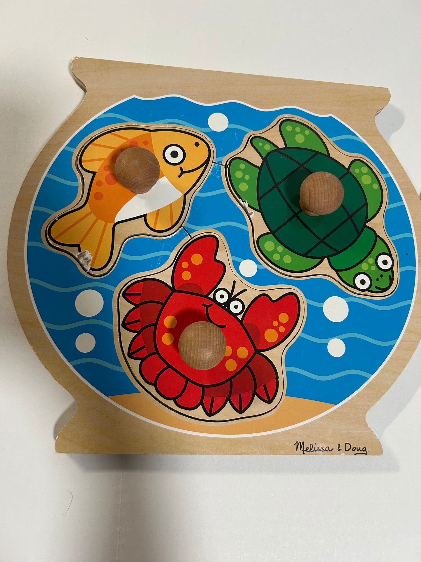 #27 Melissa and Doug First Jumbo Peg Puzzles