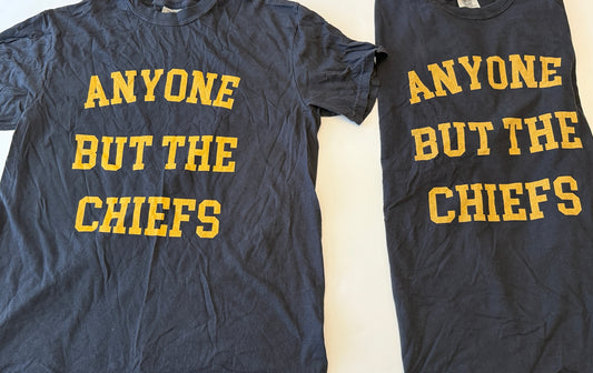 Seller #90_Anyone but Chiefs graphic tee set of 4 in black/orange