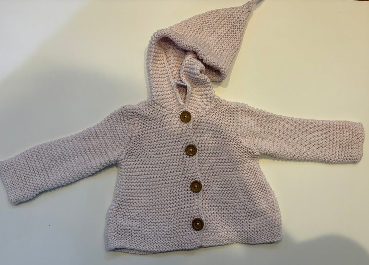 Seller 186 - Nordstrom Girls Light Pink Sweater - 6 Months - VGUC