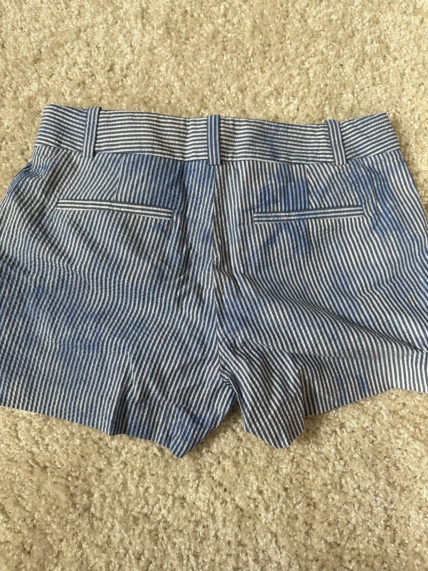 Women's J. Crew 00 Chino Blue Tie-dye Shorts