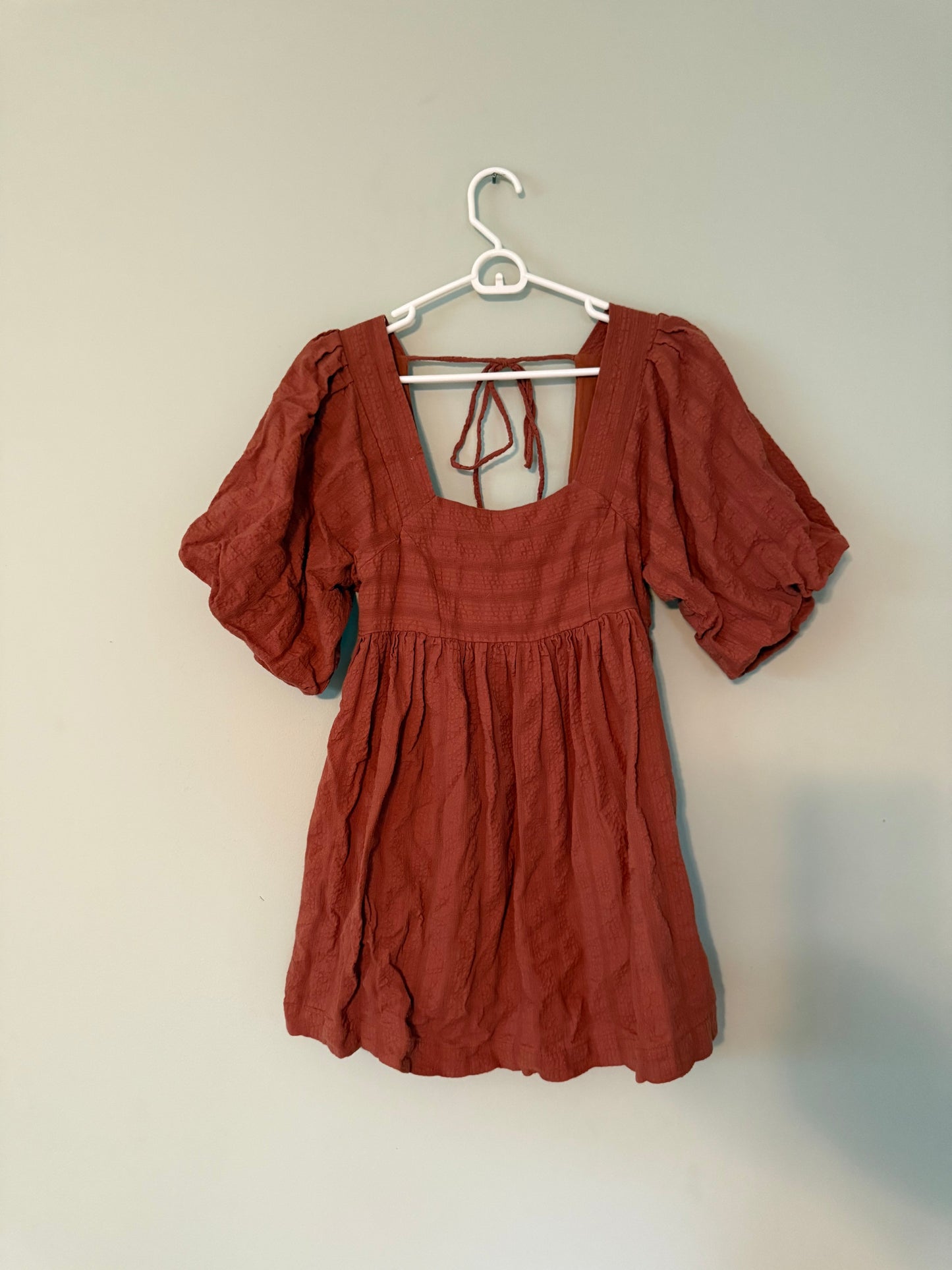 Free People | Size S | Orange Babydoll Dress