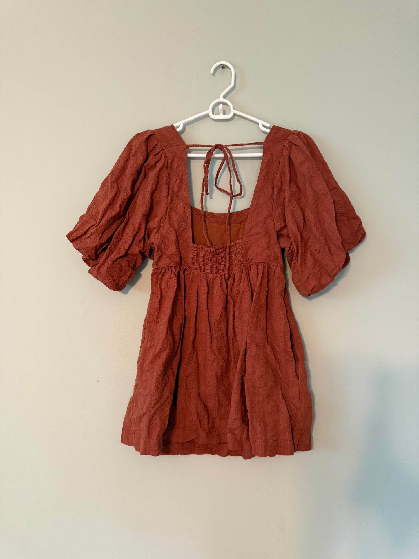 Free People | Size S | Orange Babydoll Dress