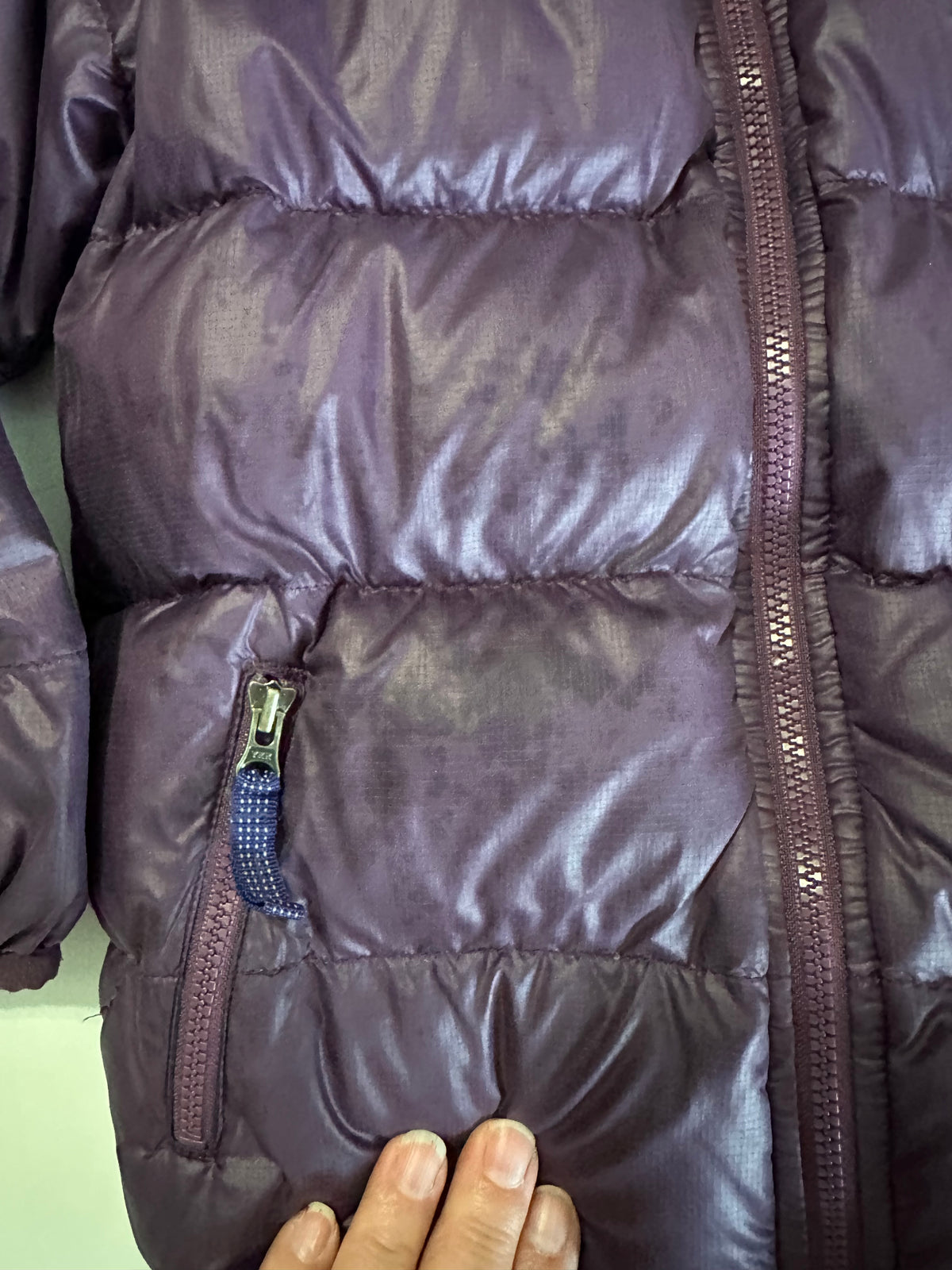 #80 Patagonia girls 4T puffer coat. See description