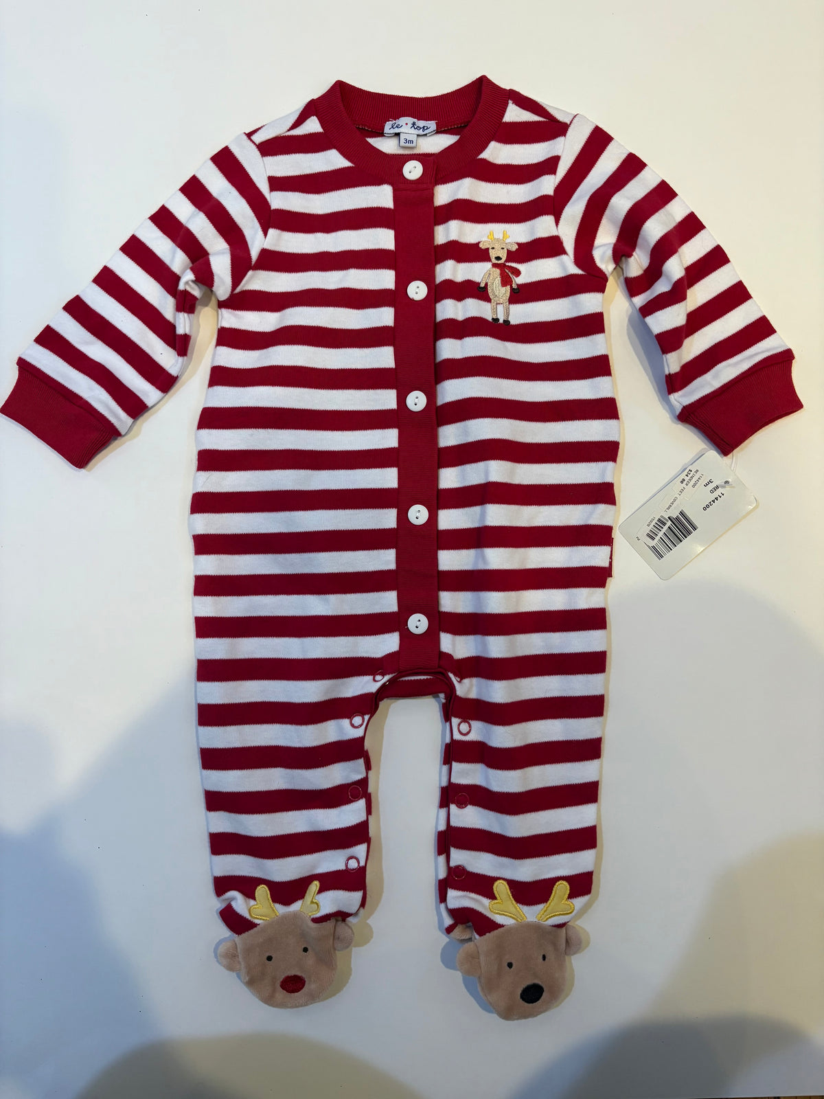Seller 186 - Le Top 3 Month Reindeer Outfit - NWTs
