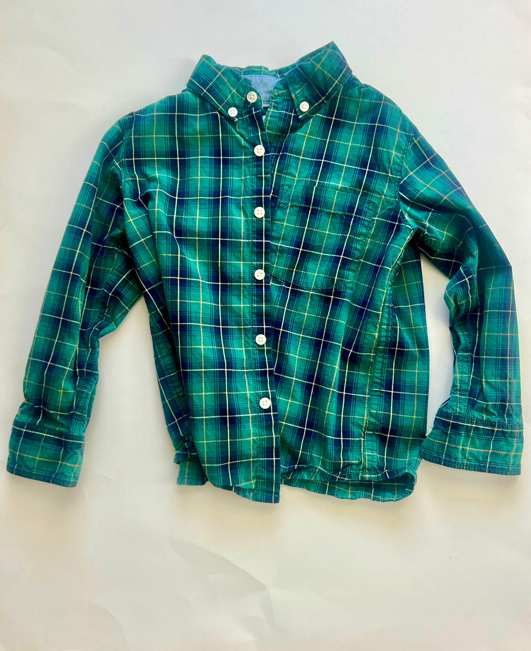 VGUC Boys 4T Carter's Plaid Button Down Shirt