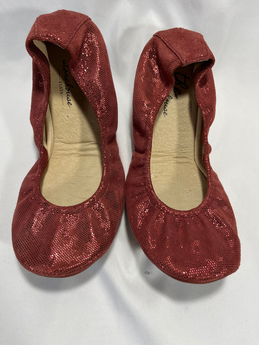 Size 7 women’s storehouse leather flats red