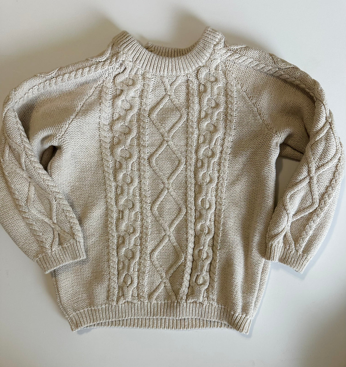 #80 H&M girls 4T cable knit sweater