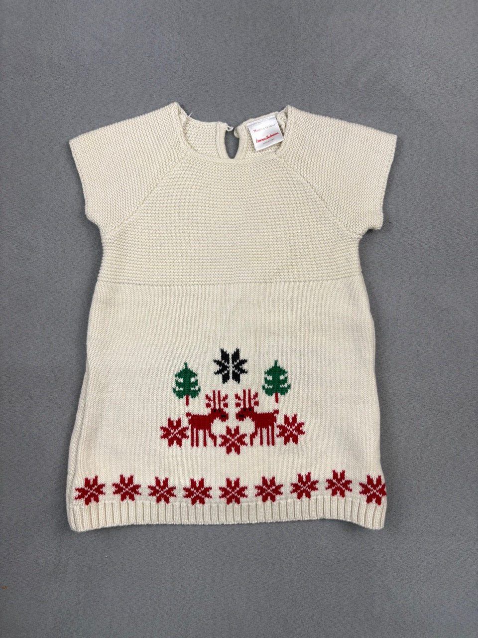 #39 12-18mo, Girls, Hanna Andersson, Christmas sweater dress,