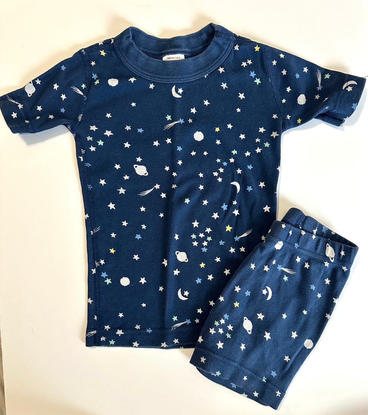 #80 Hanna Andersson size 4T / 100 short johns space