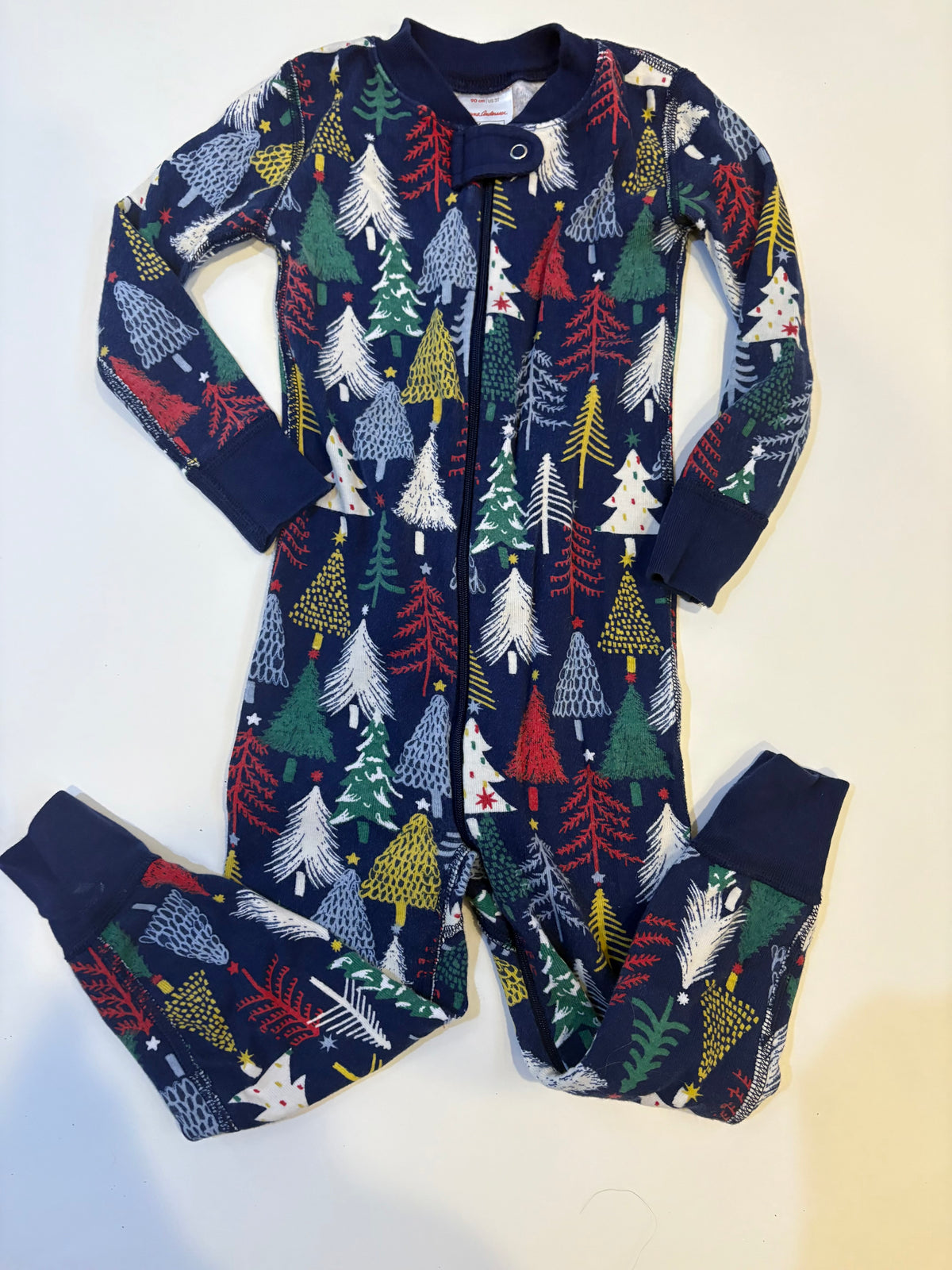 Seller 186 - Hanna Andersson Christmas Tree PJs - Size 90 ( 3T) - EUC
