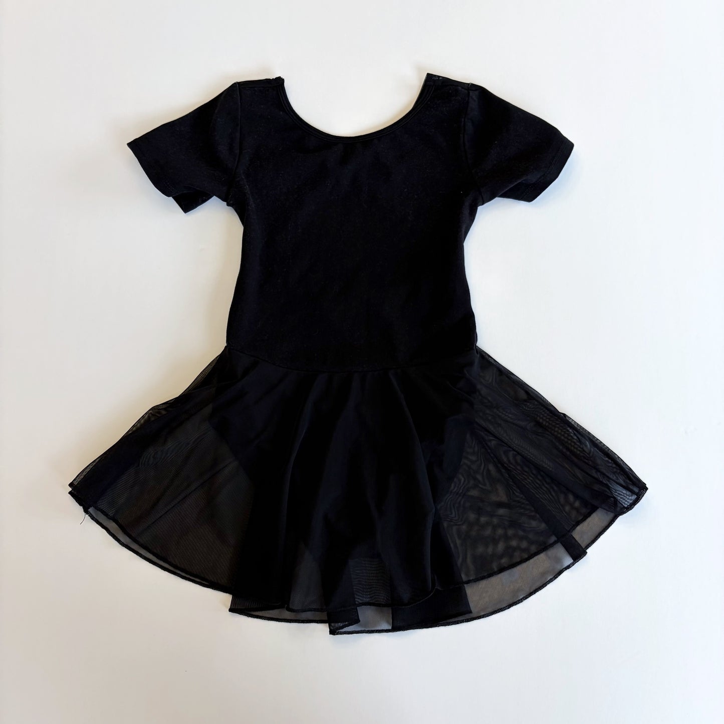 #79 | Size 6 |  Girls Black Ballet Leotard Twist Back