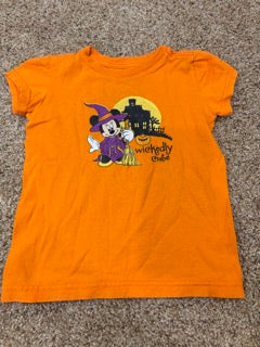 #47 girls 4T halloween Disney shirt