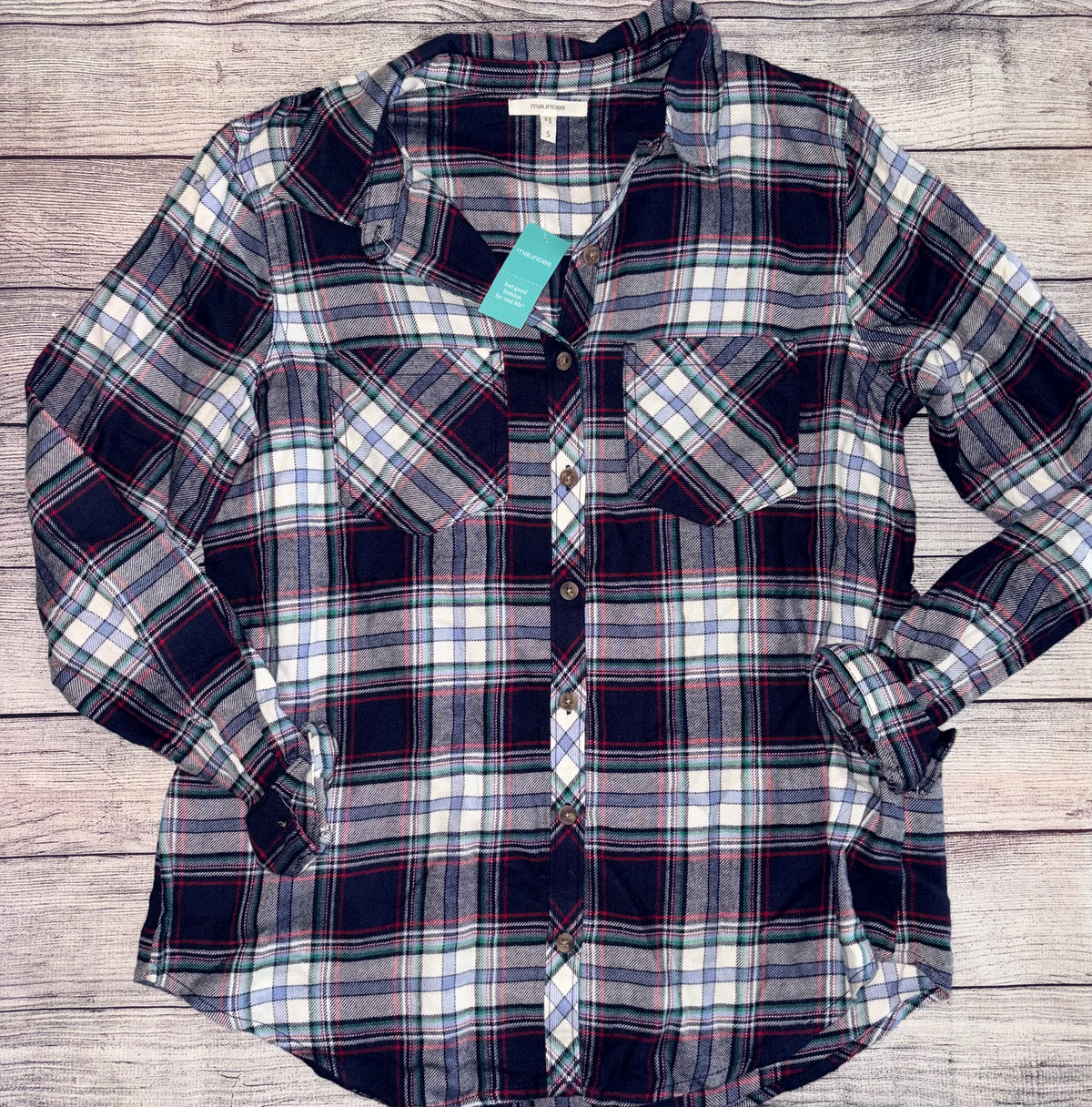 Seller 124 NEW Maurice Button Up Women’s Small
