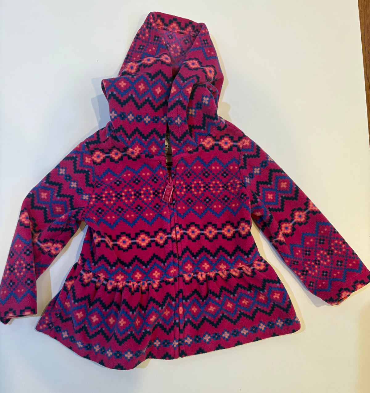 Seller 186 - Carter’s Girls 12 Month Fleece Zip Up Jacket - EUC