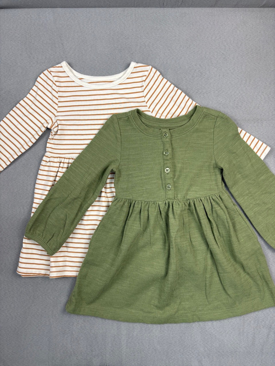#39 3T, Girls, Cat and Jack, Long sleeve dress bundle (2) *see note*