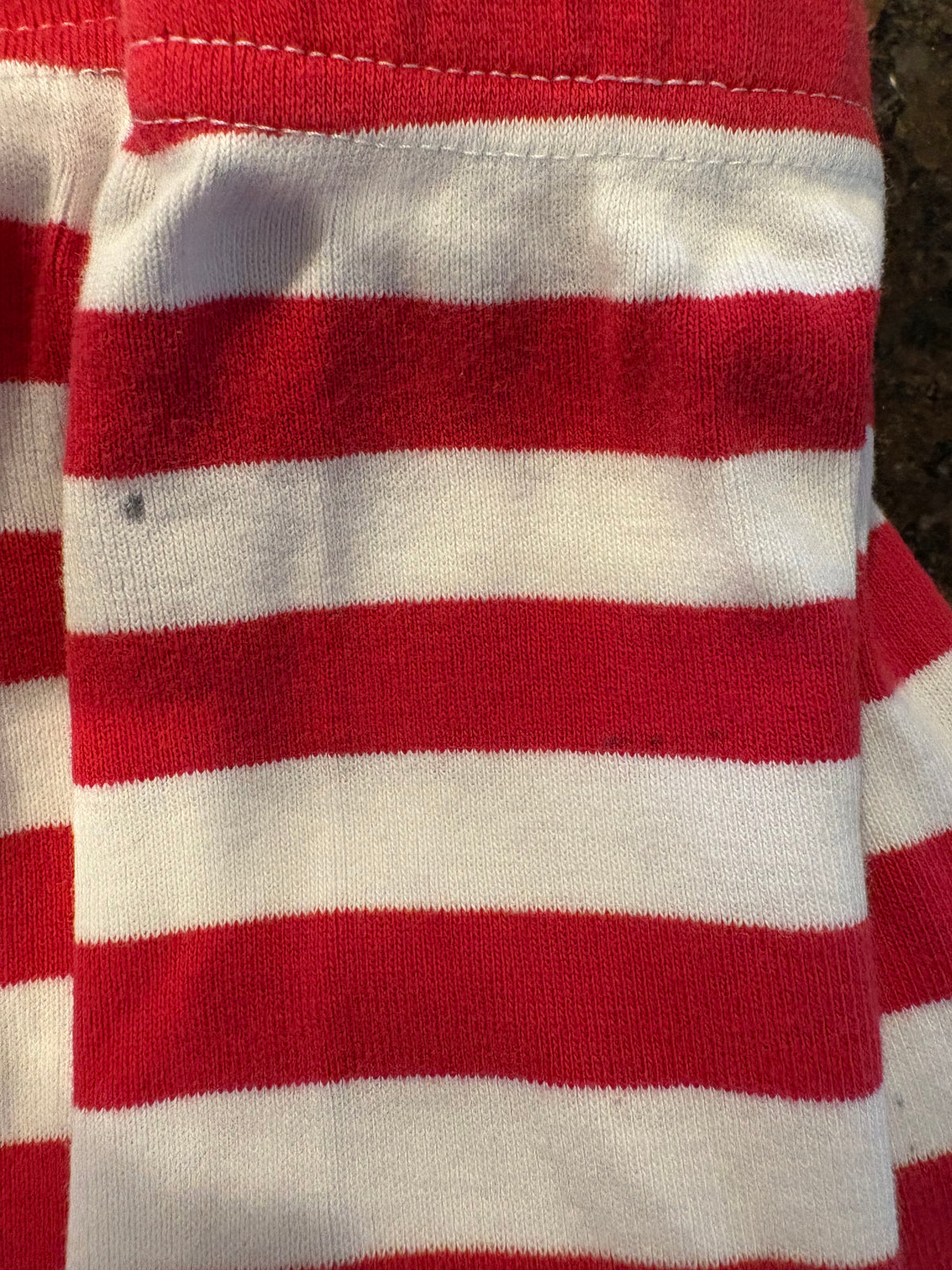 Seller 186 - Hanna Andersson Christmas Striped PJs - Size 90 (3T) - GUC