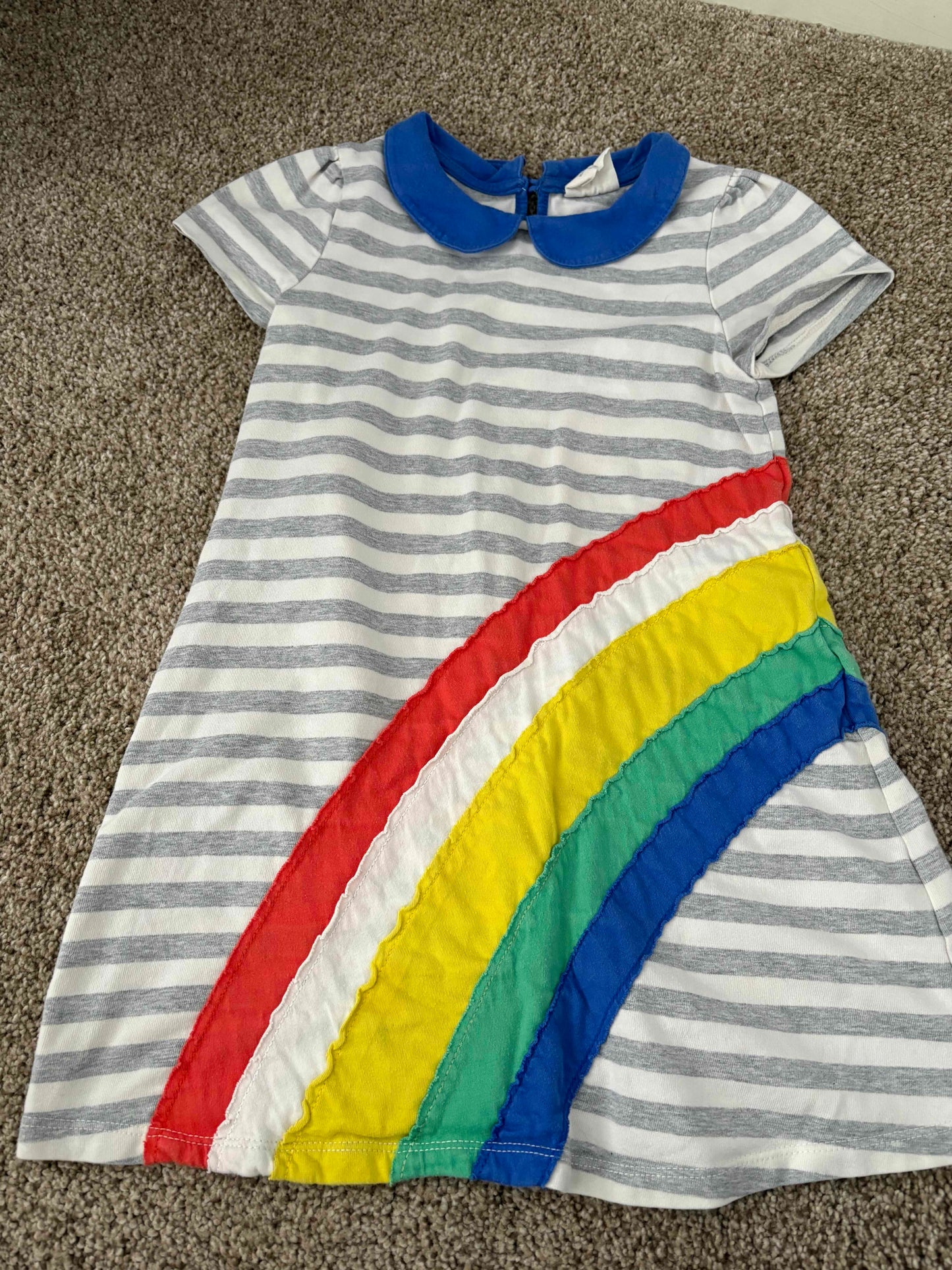 SELLER 146: Mini boden Rainbow Dress Size 5-6