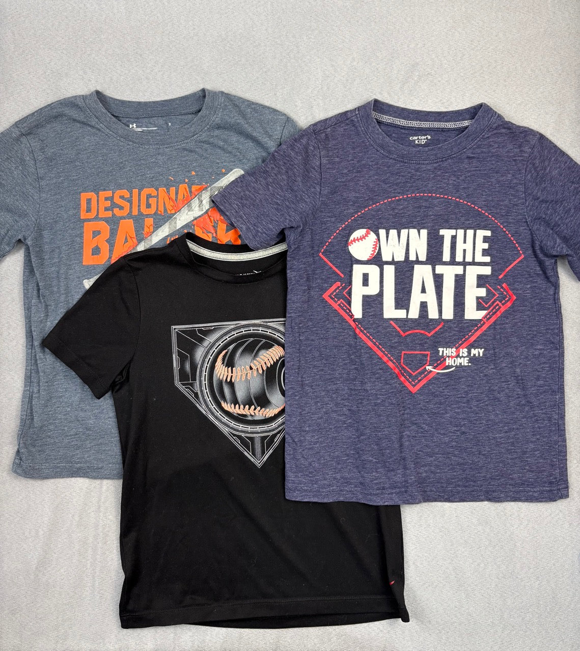 #39 Small, Boys, baseball T-shirt bundle (3),
